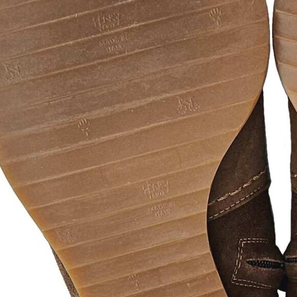 HENRY CUIR BROWN SUEDE BOOTIES (37) - Picture 11 of 11